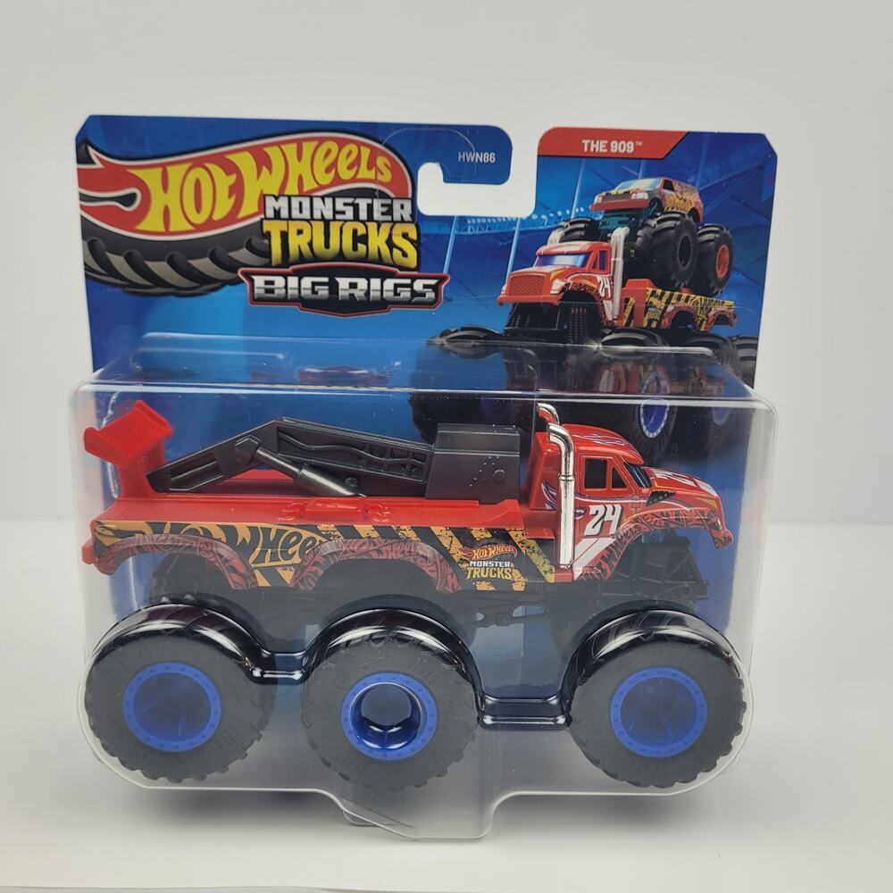 Mattel Hot Wheels Monster Trucks Big Rigs The 909 Six-Wheeler